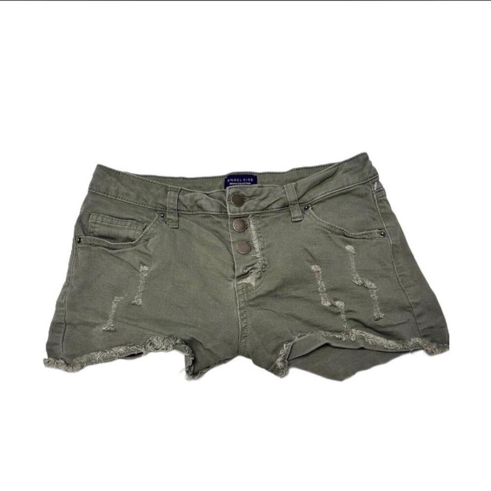 Angel Kiss Y2K Low Rise Denim Shorts Size 2